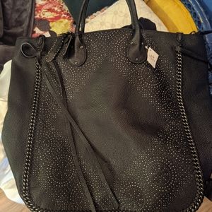 Coach large tote studded NWT
